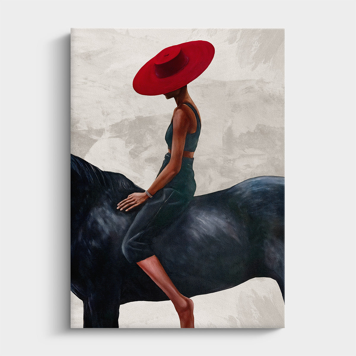 Girl With a Red Hat