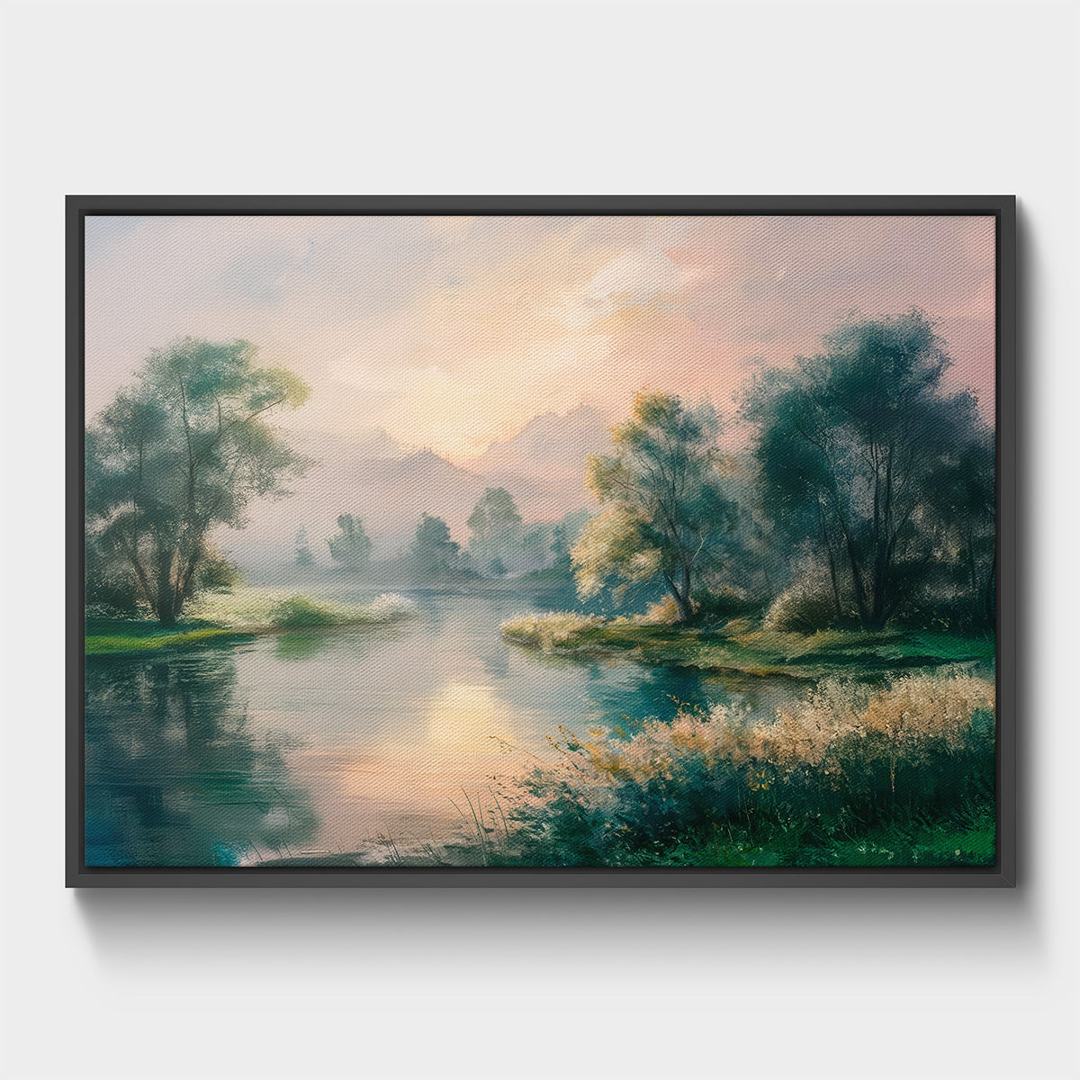 Quiet Waters – Serene Landscape Wall Art & Tranquil Nature Print ...