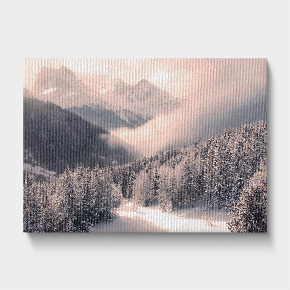 絵画 Winter Mountain Winter Mountain by Roger Cooper